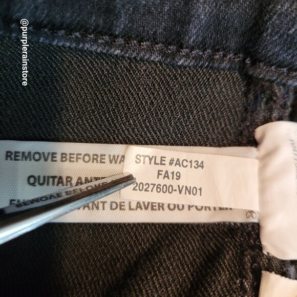 Madewell Jeans Size 28 Skinny 9" High Rise Tummy Control Eclipse Wash AC134 - Picture 7 of 13